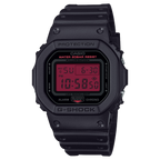 Casio G-Shock Mens Digital Watch with Red Dial and Black Strap DW-5600BBR-1ER