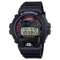 Casio G-Shock Gwylfa Ddigidol i Ddynion gyda Deial Du a Strap Du DW-6900RL-1ER