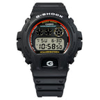 Casio G-Shock Gwylfa Ddigidol i Ddynion gyda Deial Du a Strap Du DW-6900RL-1ER
