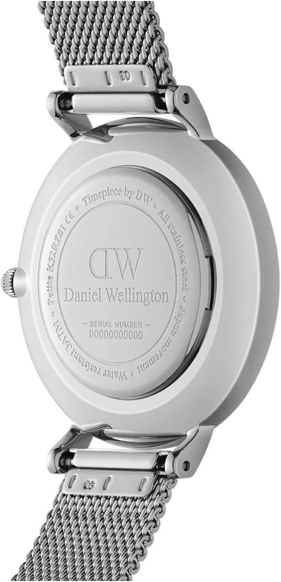 Daniel Wellington Ladies Petite Watch with Silver Milanese Strap DW00100469