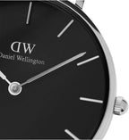 Daniel Wellington Ladies Petite Watch with Silver Milanese Strap DW00100469