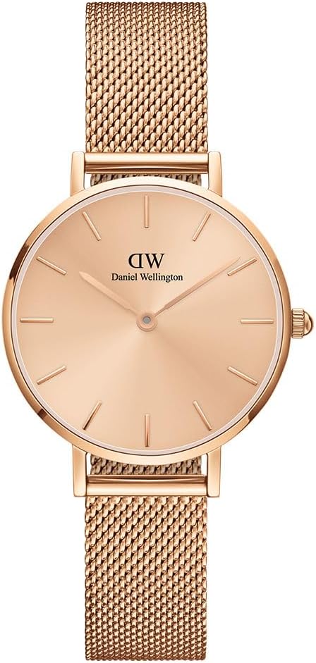 Daniel Wellington Ladies Watch with Rose Gold Milanese Strap DW00100472