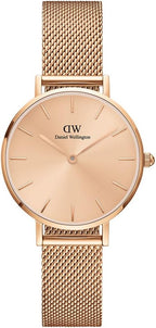 Daniel Wellington Ladies Watch with Rose Gold Milanese Strap DW00100472