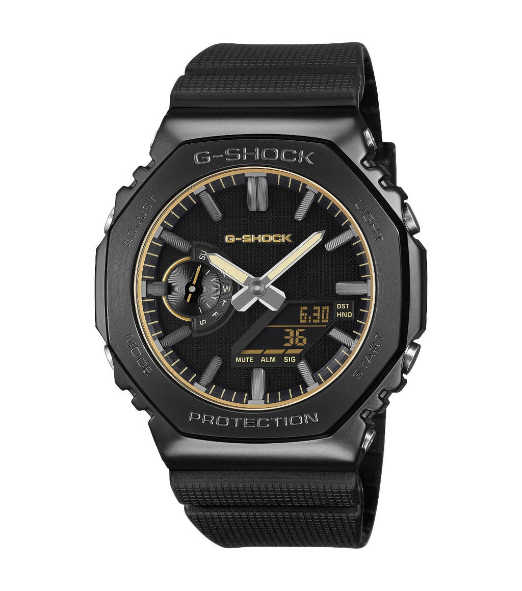 Casio G-Shock Mens Analogue-Digital Watch with Black Dial and Black Strap GM-2100LXB-1A9ER