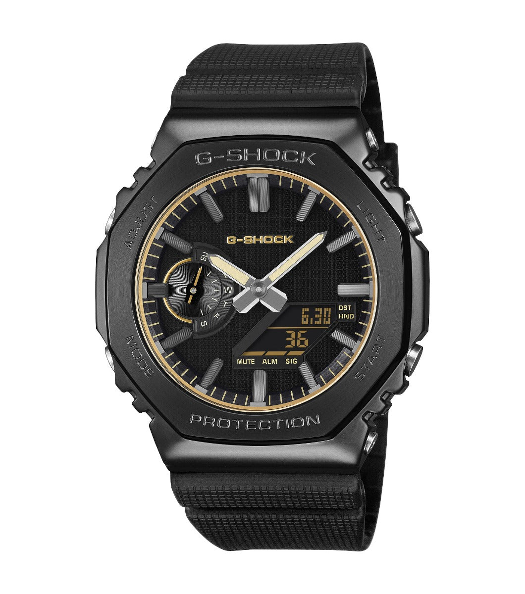 Casio G-Shock Mens Analogue-Digital Watch with Black Dial and Black Strap GM-2100LXB-1A9ER