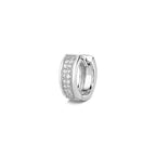 Clustdlysau Diemwnt Aur Gwyn 9ct 0.15CT