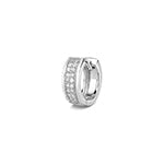 Clustdlysau Diemwnt Aur Gwyn 9ct 0.15CT