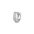 Clustdlysau Diemwnt Aur Gwyn 9ct 0.15CT