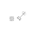 9ct White Gold Diamond Earrings 0.25CT
