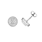 9ct White Gold Diamond Earrings 0.25CT