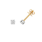 9ct Yellow Gold Diamond Earrings 0.3CT