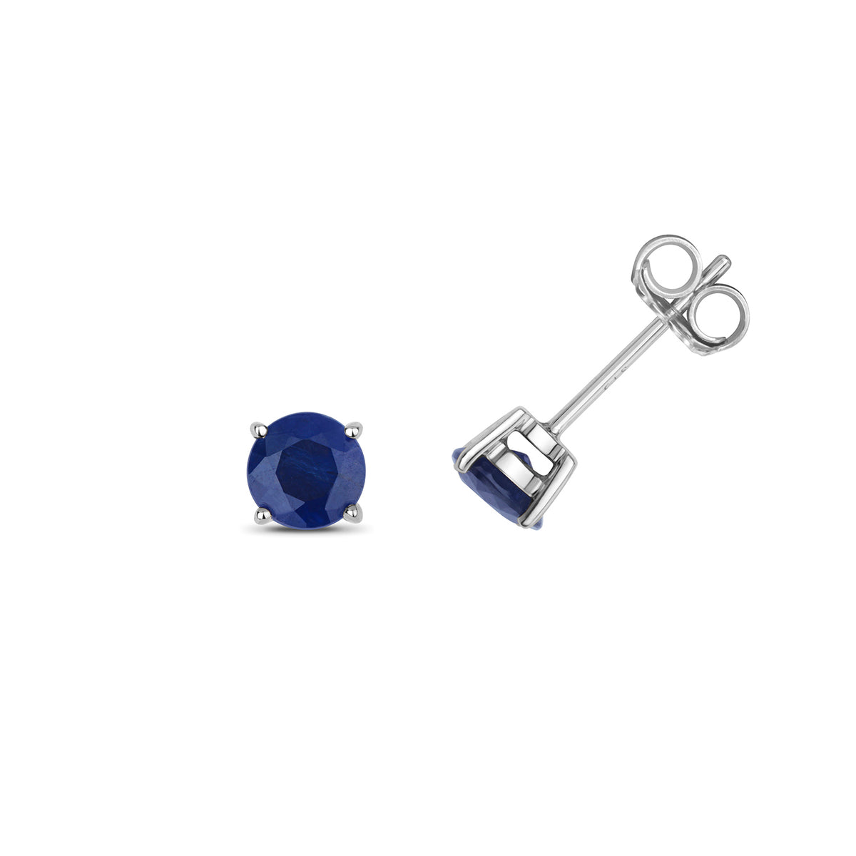 9ct White Gold Sapphire Earrings 1.2CT