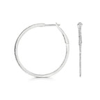 Clustdlysau Diemwnt Aur Gwyn 9ct 0.5CT