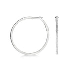 Clustdlysau Diemwnt Aur Gwyn 9ct 0.5CT