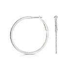 Clustdlysau Diemwnt Aur Gwyn 9ct 0.5CT