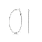 Clustdlysau Diemwnt Aur Gwyn 9ct 0.75CT