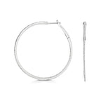 Clustdlysau Diemwnt Aur Gwyn 9ct 0.75CT