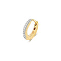 Clustdlysau Diemwnt Aur Melyn 9ct 0.05CT