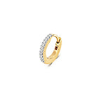 Clustdlysau Diemwnt Aur Melyn 9ct 0.05CT