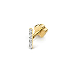 9ct Yellow Gold Diamond Earrings 0.02CT