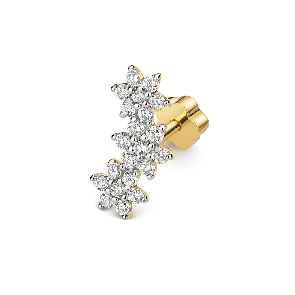 9ct Yellow Gold Diamond Earrings 0.23CT