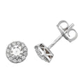 18ct White Gold Diamond Earrings 0.68CT