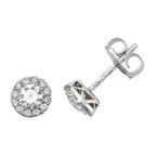 18ct White Gold Diamond Earrings 0.68CT