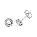 18ct White Gold Diamond Earrings 0.68CT