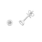 18ct White Gold Diamond Earrings 0.2CT