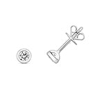 18ct White Gold Diamond Earrings 0.2CT