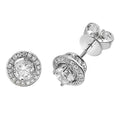 18ct White Gold Diamond Earrings 0.92CT