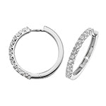 18ct White Gold Diamond Earrings 0.7CT
