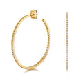 Clustdlysau Diemwnt Aur Melyn 18k 1.1CT