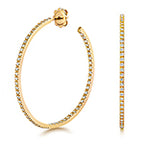 Clustdlysau Diemwnt Aur Melyn 18k 1.1CT