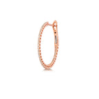 18ct Rose Gold Diamond Earrings 0.25CT