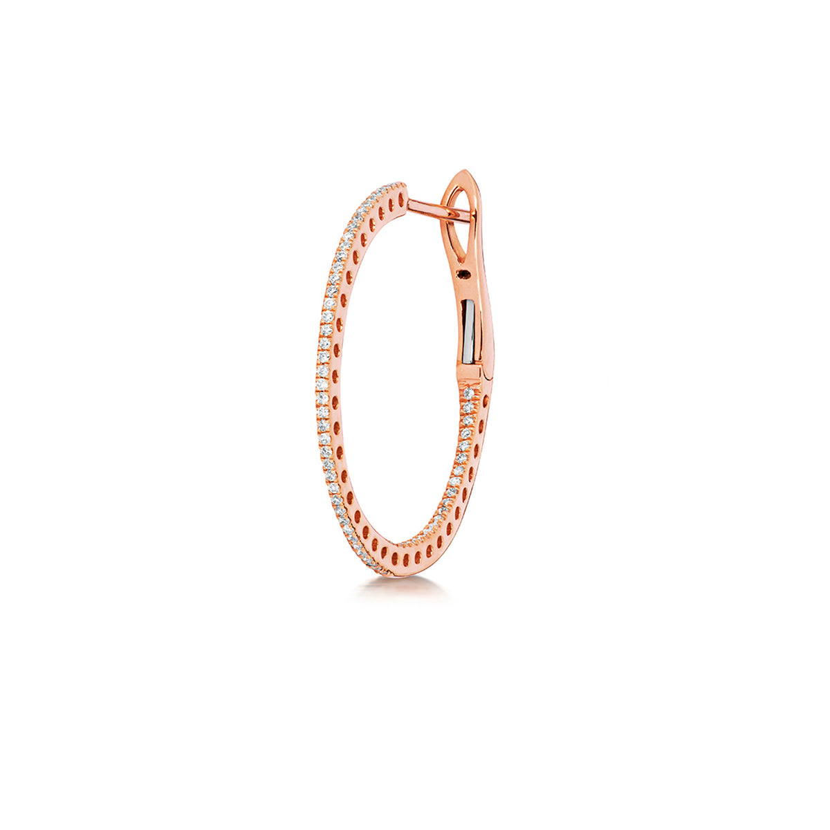 18ct Rose Gold Diamond Earrings 0.25CT
