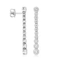 18ct White Gold Diamond Earrings 0.79CT