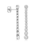 18ct White Gold Diamond Earrings 0.79CT