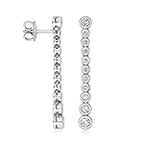 18ct White Gold Diamond Earrings 0.79CT