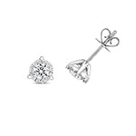 18ct White Gold Diamond Earrings 0.61CT