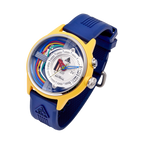 The Electricianz Nylon THE CABLE Z Mens Watch with Blue Rubber Strap ZZ-A1A/02