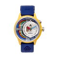 The Electricianz Nylon THE CABLE Z Mens Watch with Blue Rubber Strap ZZ-A1A/02