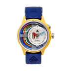 The Electricianz Nylon THE CABLE Z Mens Watch with Blue Rubber Strap ZZ-A1A/02