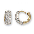 Clustdlysau Aur Melyn 9ct