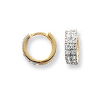 Clustdlysau Aur Melyn 9ct