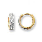 Clustdlysau Aur Melyn 9ct