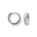 9ct White Gold Earrings