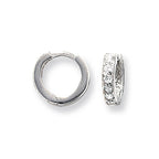 9ct White Gold Earrings