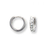 9ct White Gold Earrings