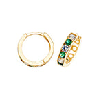 9ct White Gold Earrings